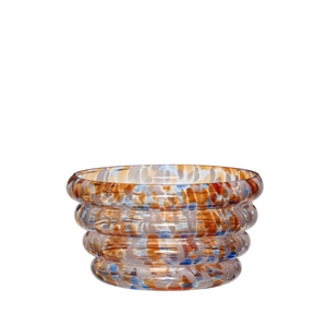 Hübsch Blaze Bowl Clear/ Multi-coloured