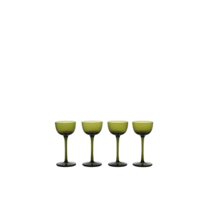 Ferm Living Host Liqueur Glass Set of 4 Moss
