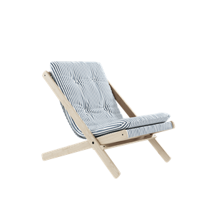 Karup Design Boogie Armchair With Mattress 611 Beach Blue/Raw Beech
