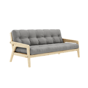 Karup Design Grab Sofa M. 5-Layer Mattress 746 Grey/Clear Lacquered