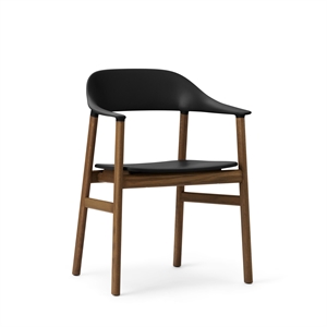 Normann Copenhagen Herit Dining Chair w. Armrests Smoked Oak/Black