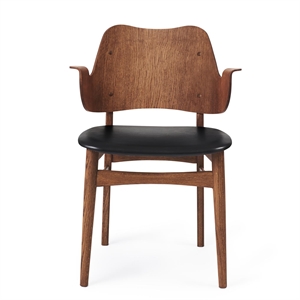 Warm Nordic Gesture Dining Chair with Seat Upholstery Teak Oak/Prescott207