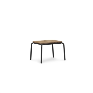 Normann Copenhagen Vig Side Table 55 x 45 cm Black/Robinia