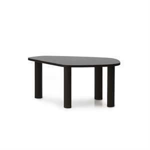 Normann Copenhagen Sculp Coffee Table Large Brown Stained Ash Wood