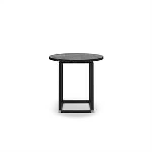 New Works Florence Coffee Table Ø50 Black Marquina Marble