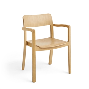 HAY Pastis Dining Chair with Armrest Lacquered Oak