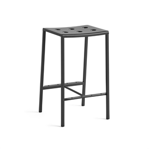 HAY Balcony Bar Stool Low H65 Anthracite