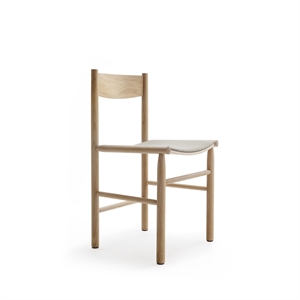 Nikari Linea Collection Akademia Dining Chair Light Lacquered Oak/Steelcut Trio 213