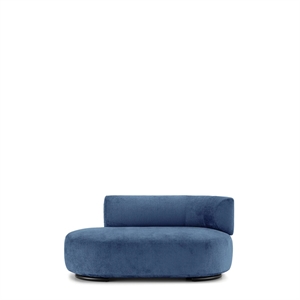 Kartell K-Wait Dormeuse Sofa Right Blue