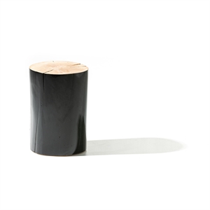 Gervasoni Log S Side Table Black Lacquered