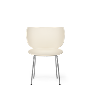 Moooi Hana Dining Chair Unupholstered Set of 2 Oyster White/ Chrome