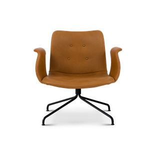 Bent Hansen Primum Lounge Chair w. Armrest Black/ Cognac