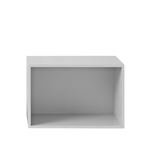Muuto Stacked Bookcase System Large w. Backplate Light Gray