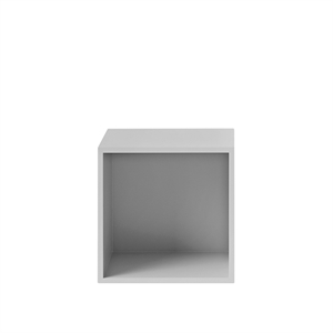 Muuto Stacked Bookcase System Between w. Backplate Light Gray