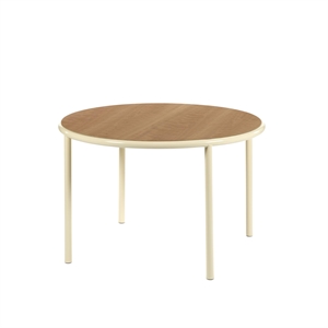 Valerie Objects Wooden Dining Table Ø120 Ivory/Cherry