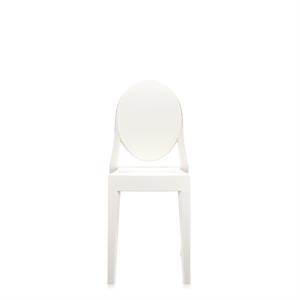 Kartell Victoria Ghost Dining Chair Glossy White