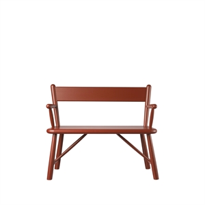 FDB Furniture P11 Bench 70 cm Red