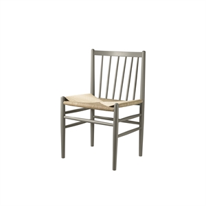 FDB Møbler J80 Dining Chair Moss Grey/Natural Seat