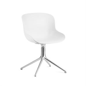 Normann Copenhagen Hyg Swivel Chair Aluminum/ White