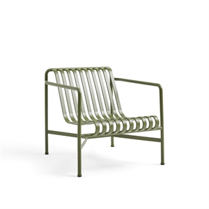 HAY Palissade Armchair Low Olive