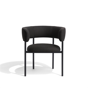 Møbel Copenhagen Font Dining Chair with Armrests Boucle Zero 0010/ Black Frame