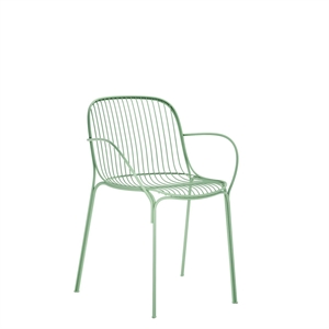 Kartell Hiray Dining Chair with Armrest Green
