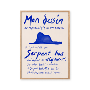 Peléton Le Petit Prince Blue 70x100 Poster