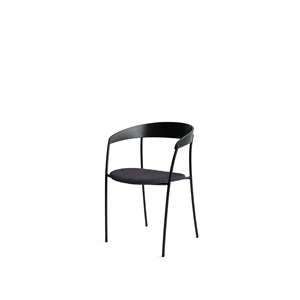 New Works Missing Dining Chair w. Armrest Black Oak/Barnum Ocean