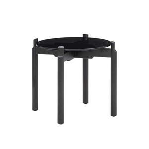 Wendelbo Notch Round Side Table Small Black