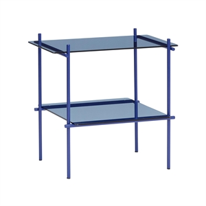 Hübsch Niche Side Table Square Small Blue
