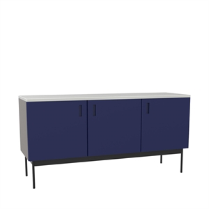 Hübsch Study Console Table Dark Blue