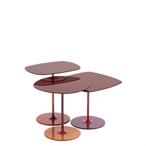 Kartell Thierry Trio Side Table Red