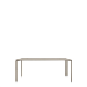 Kartell FOUR Fenix ​​Soft-Touch Dining Table 158x79 Beige