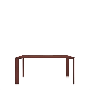 Kartell FOUR Fenix ​​Soft-Touch Dining Table 158x79 Burgundy