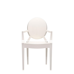 Kartell Louis Ghost Dining Chair Glossy White