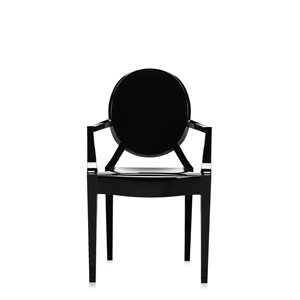 Kartell Louis Ghost Dining Chair Black Black