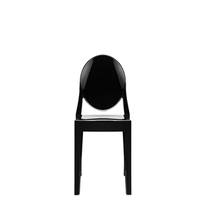 Kartell Victoria Ghost Dining Chair Black Black