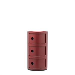 Kartell COMPONIBILI CLASSIC 3 Cabinet Burgundy