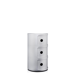 Kartell Componibili 3 Cabinet Silver