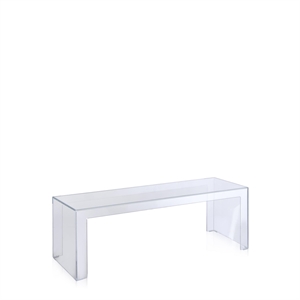 Kartell Invisible Side Table H40 Crystal