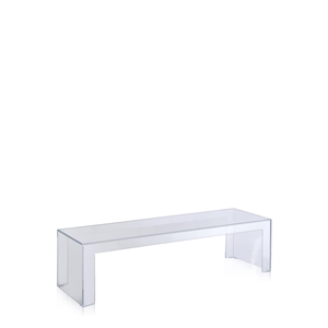 Kartell Invisible Side Table H31.5 Crystal