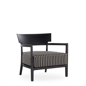 Kartell CARA MAT Outdoor Armchair Black/ Dove Grey Black