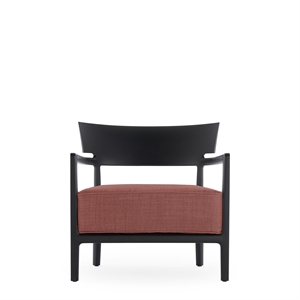 Kartell CARA MAT Outdoor Armchair Black/ Burgundy