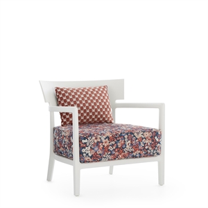 Kartell CARA MAT Liberty Artemis Outdoor Armchair White/ Rust