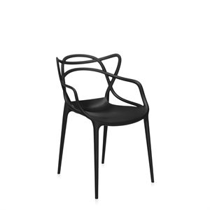 Kartell MASTERS Garden Chair 4-piece Black