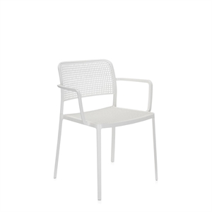 Kartell AUDREY Garden Chair With Armrests White