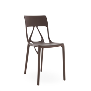 Kartell AI LITE Dining Chair Moka