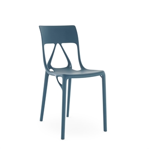 Kartell AI LITE Dining Chair Petroleum