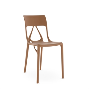 Kartell AI LITE Dining Chair Brown