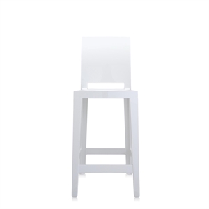 Kartell One More Please Barstool H65 Glossy White